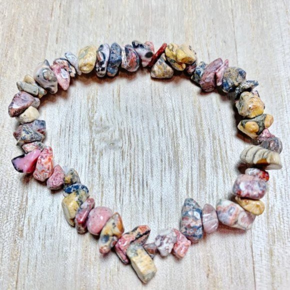 goddess zodiac Jewelry - Leopard Jasper Gemstone Root Chakra Bracelet